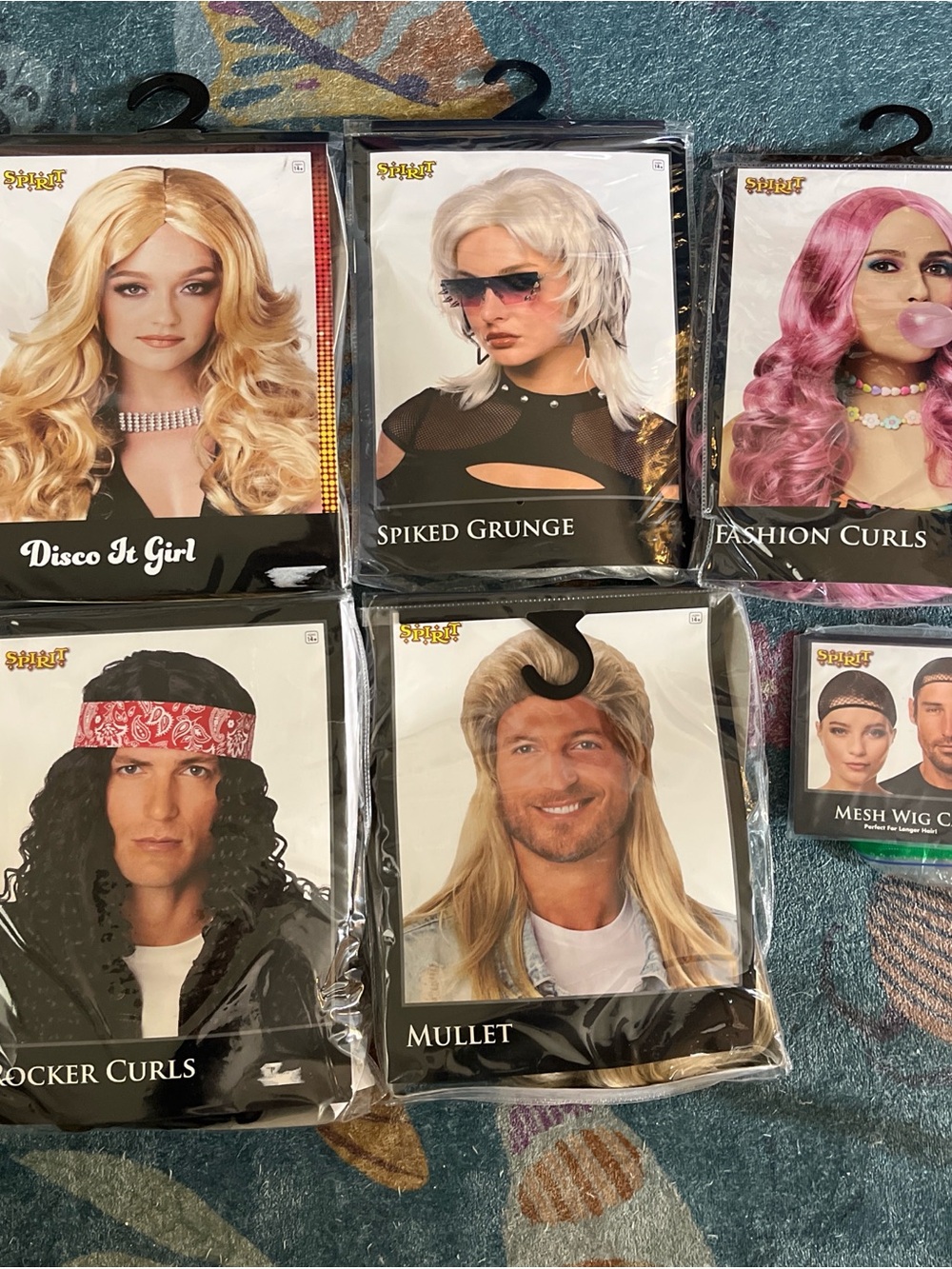 Spirit Halloween Wigs - Bundle